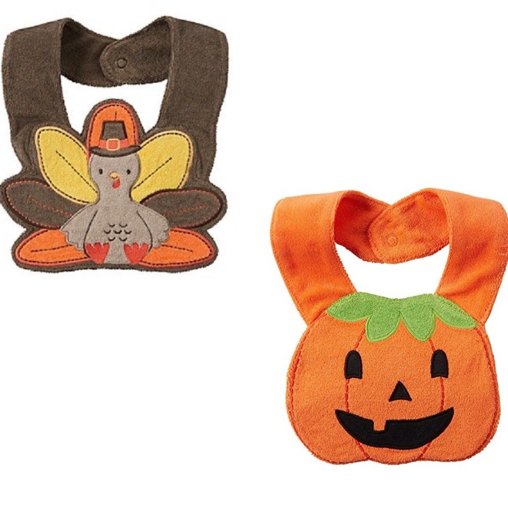 Bundle Carter's Halloween and Thanksgiving Bibs
